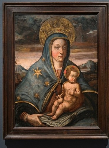 Painting sacred art madonna - sacred,